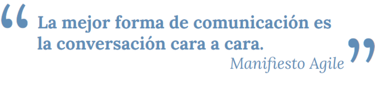 la mejor forma de comunicarse es cara a cara